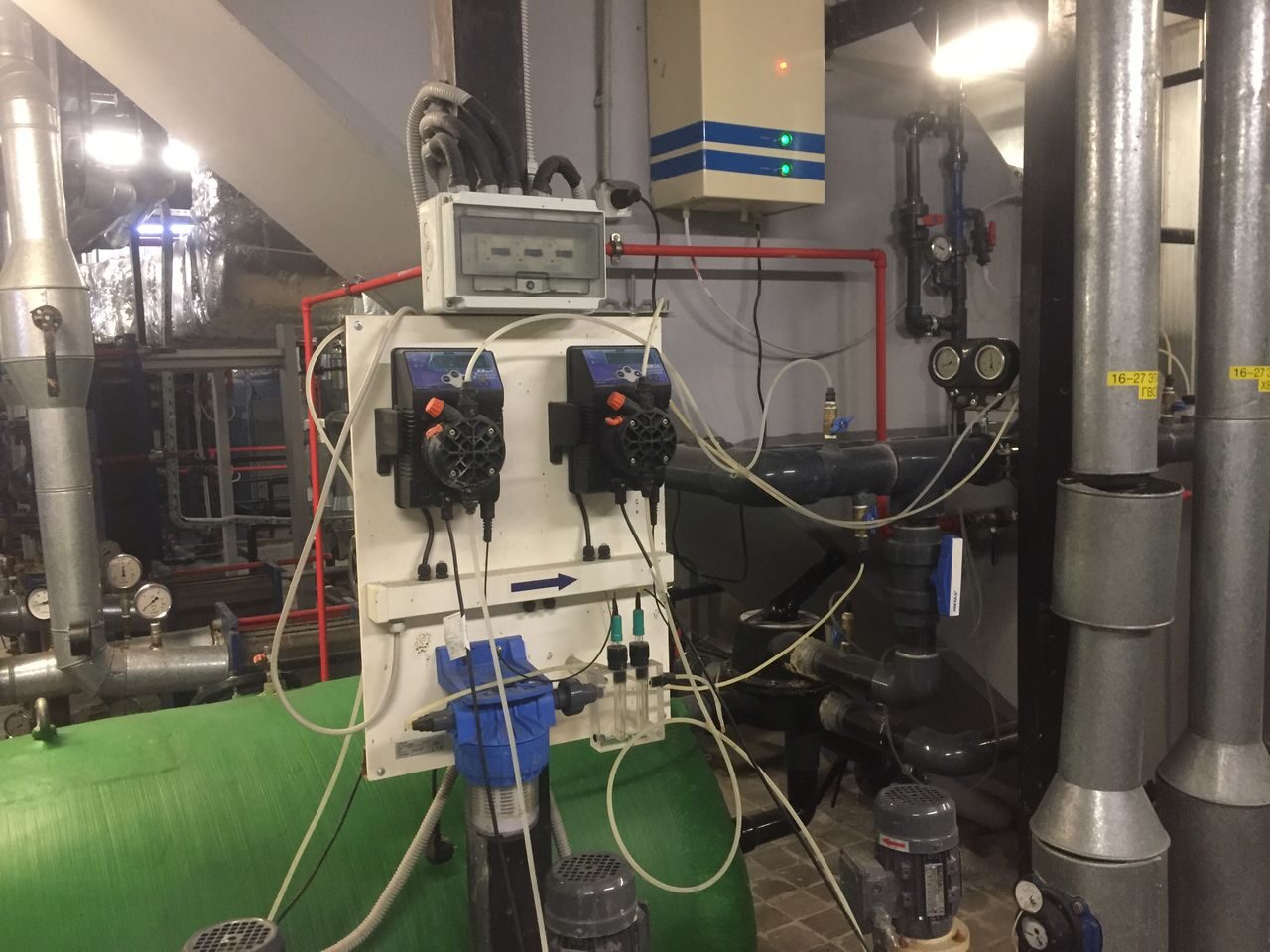 настройка и калибровка станций дозирования для бассейна